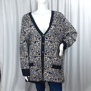 NWOT Floral Button Up Cardigan Sweater